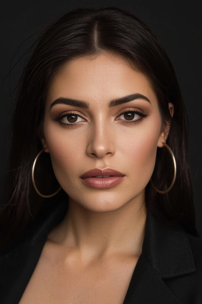 Naturalny, delikatny latin make-up